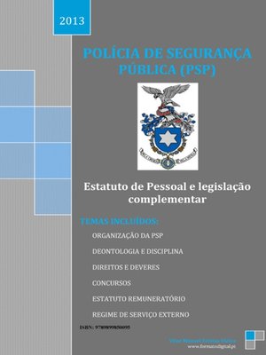 cover image of Polícia de Segurança Pública--Legislação essencial